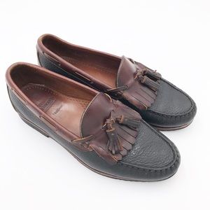 Allen Edmonds Nashua Tassel Fringe Leather Loafers